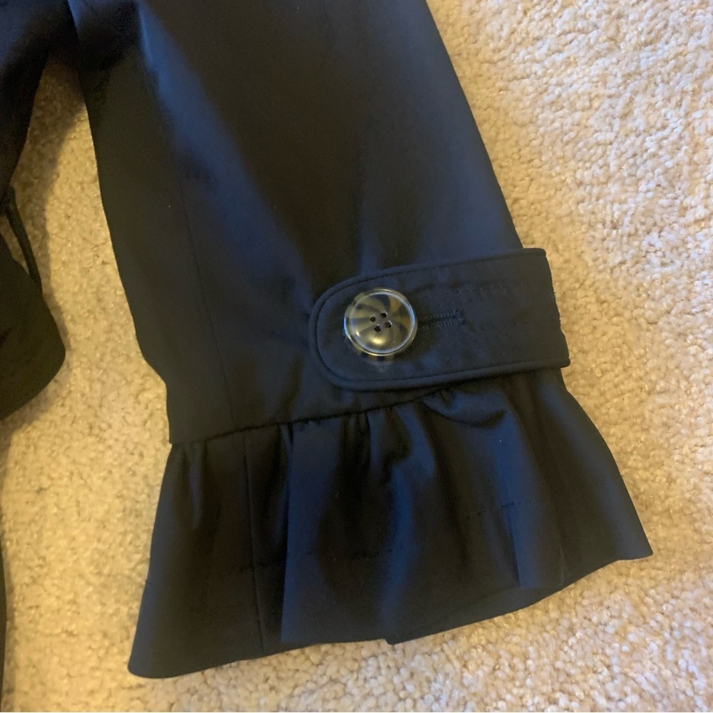 Bebe Black Double Breasted 3/4 sleeve Jacket - Picture 5 of 8
